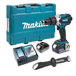 MAKITA DDF458 สว่านไขควง 18V พร้อมแท่นชาร์จ + แบต