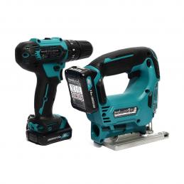 MAKITA CLX230X1 สว่านไขควง 12V COMBO HP333DZ+JV101DZ+แบต+ACCESSORY