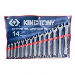 SKI - สกี จำหน่ายสินค้าหลากหลาย และคุณภาพดี | KINGTONY 1214MR แหวนข้างปากตาย 14 ตัวชุดมิล (10-32mm)