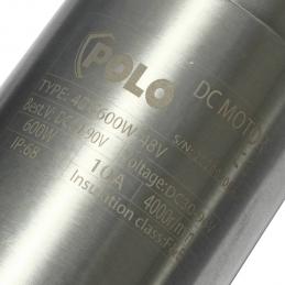 POLO 4DPC6-42-48-600 ปั๊มน้ำบาดาล 600W 48V โซล่าเซลล์ DC มอเตอร์บรัชเลส