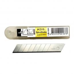 KDS ใบมีดคัตเตอร์ LB-10 (ใหญ่) (1หลอด=10ใบ)