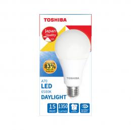 TOSHIBA FT-LED-A70-014 หลอดไฟ LED A70 15 วัตต์ แสงเดย์ไลท์ E27