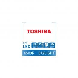TOSHIBA FT-LED-A70-014 หลอดไฟ LED A70 15 วัตต์ แสงเดย์ไลท์ E27