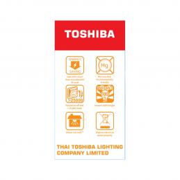 TOSHIBA FT-LED-A70-012 หลอดไฟ LED A70 15 วัตต์ แสงวอร์มไวท์ E27