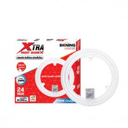 SKI - สกี จำหน่ายสินค้าหลากหลาย และคุณภาพดี | SHINING แผงไฟ LED แม่เหล็กพร้อมใช้ 24 วัตต์ 6500K แสงสีขาว FT-SED-CLR-005