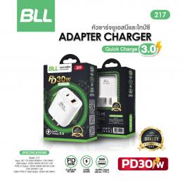 BLL-BLL217-หัวชาร์จ-30W-PD-Quick-Charge-3-0-สีขาว