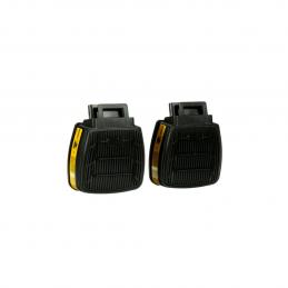 SKI - สกี จำหน่ายสินค้าหลากหลาย และคุณภาพดี | 3M #7100153220 Secure Click รุ่น D8003 ตลับกรองไอระเหยสารอินทรีย์และไอกรด (30 คู่/ลัง) UU009286764