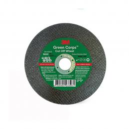 SKI - สกี จำหน่ายสินค้าหลากหลาย และคุณภาพดี | 3M #7012803000 แผ่นตัด 4 นิ้ว รุ่น GREEN CORPS สำหรับงานสแตนเลส และโลหะทั่วไป (สั่งซื้อครั้งละ 50แผ่น) (บรรจุ400แผ่น/ลัง) XC002075775