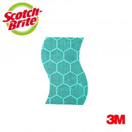 3M สก๊อตช์-ไบรต์ #7012803311 แผ่นใยขัดพร้อมฟองน้ำสครับดอท สีเขียว สำหรับงานขัดล้างทั่วไป (12ชิ้น/ลัง) XD006003540