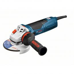 SKI - สกี จำหน่ายสินค้าหลากหลาย และคุณภาพดี | BOSCH GWS17-125S เครื่องเจียร์ 5นิ้ว 1700 วัตต์ มีระบบป้องกันการสะบัด กันสะเทือน ปรับรอบได้ Solf star Drop control Brake system ตัวควบคุมกระแสไฟฟ้า #06017D0300