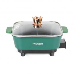 SKI - สกี จำหน่ายสินค้าหลากหลาย และคุณภาพดี | Newwave NW-REP901 หม้อไฟฟ้าอเนกประสงค์ 2 ช่อง สีเขียว