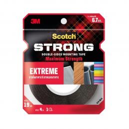 SKI - สกี จำหน่ายสินค้าหลากหลาย และคุณภาพดี | 3M #7012809670 EXTREME MOUNTING TAPE414-S19 เทปกาวสองหน้าแรงยึดติดสูง 19มม x 4 เมตร XN002040238