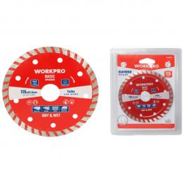 WORKPRO WP405011 ใบเพชรเทอร์โบ 4นิ้ว (100x16x7 มม.)