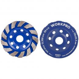 SKI - สกี จำหน่ายสินค้าหลากหลาย และคุณภาพดี | WORKPRO WP405213 ใบเจียรเพชรขัดปูน(เจียร์บัว) 100x16 มม. x 12T