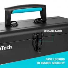 Duratech DT502005 กล่องเหล็กสำหรับใส่เครื่องมือ ขนาด 15นิ้ว