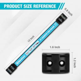 Duratech DT406029 ที่แขวนเครื่องมือแบบแม่เหล็ก 4 ชิ้น 12นิ้ว