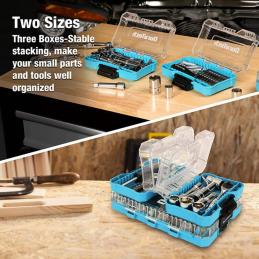 Duratech DT001043 อุปกรณ์จัดเก็บเครื่องมือและชิ้นส่วน 3ชิ้น