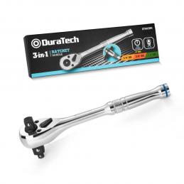 Duratech DT401257 ด้ามฟรี 3-IN-1 (ขนาด 1/4", 3/8", 1/2")
