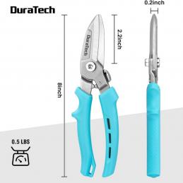 Duratech DT209002 กรรไกรดรอปฟอร์จ 8นิ้ว กรรไกรตัดอเนกประสงค์  DROP FORGED มี Safety Lock