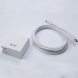 S-GEAR-Mobile-AD002-65W-SET-หัวชาร์จ-3-พอร์ท-65W-Fast-Charge-พร้อมสาย-USB-C-1-เส้น