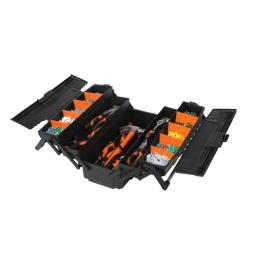 KENDO 90275 กล่องเครื่องมือ 5 ถาด กล่องพลาสติก 46.6x22.4x21.7 cm