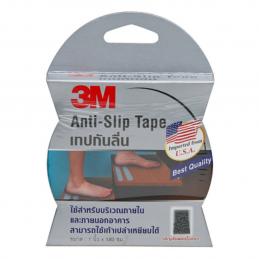 SKI - สกี จำหน่ายสินค้าหลากหลาย และคุณภาพดี | 3M #7012812493 เทปกันลื่นชนิดม้วน สีเทา สำหรับงานภายใน 1นิ้วx180ซม.(บรรจุ 12ม้วน/ลัง) #XT002023320