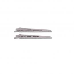 SKI - สกี จำหน่ายสินค้าหลากหลาย และคุณภาพดี | WORKPRO WP404104 Cr-V ใบเลื่อยอเนกประสงค์ตัดไม้ - 150 มม. x 6 T (2 ชิ้น)