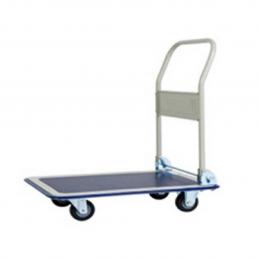SKI - สกี จำหน่ายสินค้าหลากหลาย และคุณภาพดี | JUMBO HL-110J (PU) รถเข็นพื้นเหล็กชั้นเดียว มือจับข้างเดียวพับได้ 220 กก. #A011100001