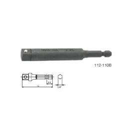 SKI - สกี จำหน่ายสินค้าหลากหลาย และคุณภาพดี | KOKEN 112-100B ข้อต่อแบบลูกปืน 3/8นิ้ว-1/4นิ้ว-100mm. แกนไขควงลม รุ่นB
