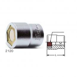 SKI - สกี จำหน่ายสินค้าหลากหลาย และคุณภาพดี | KOKEN 2120 ข้อต่อหัวแม่เหล็ก 1/4นิ้ว ยาว 17.5mm