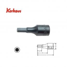 SKI - สกี จำหน่ายสินค้าหลากหลาย และคุณภาพดี | KOKEN 4012M-60-23 บ๊อกเดือยโผล่ดำ 6P-1/2นิ้ว-60-23mm.