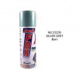 SKI - สกี จำหน่ายสินค้าหลากหลาย และคุณภาพดี | RED FOX สีสเปรย์อะครีลิค No.22 silver gray