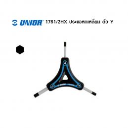 SKI - สกี จำหน่ายสินค้าหลากหลาย และคุณภาพดี | UNIOR 1781 ไขควงหกเหลี่ยมตัว Y 4.0x5.0x6.0mm. แทน 1606