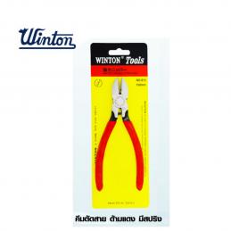 SKI - สกี จำหน่ายสินค้าหลากหลาย และคุณภาพดี | WINTON BC815-6 คีมตัดสาย 6นิ้ว ด้ามแดง มีสปริง