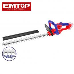 EMTOP ELHT20018 เครื่องตัดแต่งพุ่มไม้ไร้สาย 2800spm เครื่องเปล่า