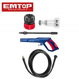 EMTOP EHPW1401 เครื่องฉีดน้ำแรงดันสูง 1400วัตต์ พร้อมปืนฉีดน้ำและสายยาง ยาว5เมตร