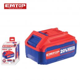 SKI - สกี จำหน่ายสินค้าหลากหลาย และคุณภาพดี | EMTOP EBPK20021 แบตเตอรี่ 20V 4.0Ah
