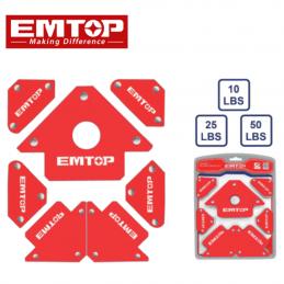 SKI - สกี จำหน่ายสินค้าหลากหลาย และคุณภาพดี | EMTOP EMWH7002 แม่เหล็กฉากงานเชื่อม 7 ชิ้น