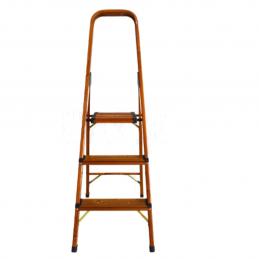 SKI - สกี จำหน่ายสินค้าหลากหลาย และคุณภาพดี | LEOPRO NCW65A บันไดพับอลูมิเนียมลายไม้ ROSEWOOD 3 ขั้น