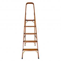 SKI - สกี จำหน่ายสินค้าหลากหลาย และคุณภาพดี | LEOPRO NCW110A บันไดพับอลูมิเนียมลายไม้ ROSEWOOD 5 ขั้น