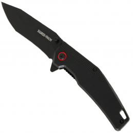 SWISSTECH-ST014002-มีดพับ-ใบมีดผิวไทเทเนียม-สีดำ-ขนาดใบมีด-3-5-นิ้ว