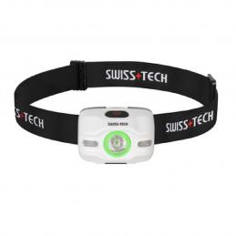 SKI - สกี จำหน่ายสินค้าหลากหลาย และคุณภาพดี | SWISSTECH ST032002 ไฟฉาย แบบคาดหัว ใช้ถ่านขนาด AAA 3ก้อน สีขาว