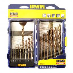IRWIN รุ่น 10503991 ชุดดอกสว่านไฮสปีด 15 ตัวชุด (1.5-10มิล)