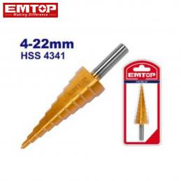 SKI - สกี จำหน่ายสินค้าหลากหลาย และคุณภาพดี | EMTOP ESDL42203 ดอกสว่านเจดีย์ 4-22มม.