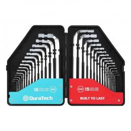 SKI - สกี จำหน่ายสินค้าหลากหลาย และคุณภาพดี | DURATECH DT404031AE ชุดประแจ 6 เหลี่ยม จำนวน 30 ชิ้น