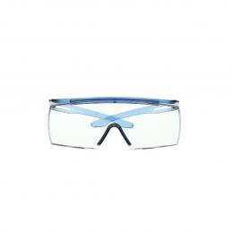 3M #7100216506 SecureFit 3700 Series แว่นตานิรภัยครอบแว่นตา ขาแว่นสีน้ำเงิน SF3701ASGAF-BLU Scotchgard เคลือบกันฝ้า, เลนส์ OTG AF-AS ใส (10ชิ้น/กล่อง) XA006510243