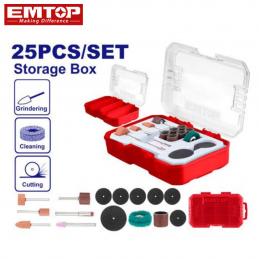 SKI - สกี จำหน่ายสินค้าหลากหลาย และคุณภาพดี | EMTOP EAKMG5024 ชุดขัดและเจียรสำหรับสว่านขนาดเล็ก