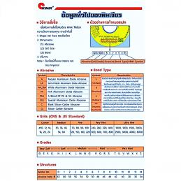 KINIK หินเจียรมอเตอร์ 150x19x31.75mm. สีเขียว GC80