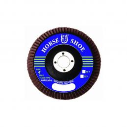Horse Shoe ผ้าทรายเรียงซ้อนแบบแข็ง 4นิ้ว #60 (012590) (10อัน/กล่อง)