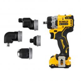 SKI - สกี จำหน่ายสินค้าหลากหลาย และคุณภาพดี | DEWALT DCD703D2-B1 สว่านไร้สาย เปลี่ยนหัวได้ 5 แบบ